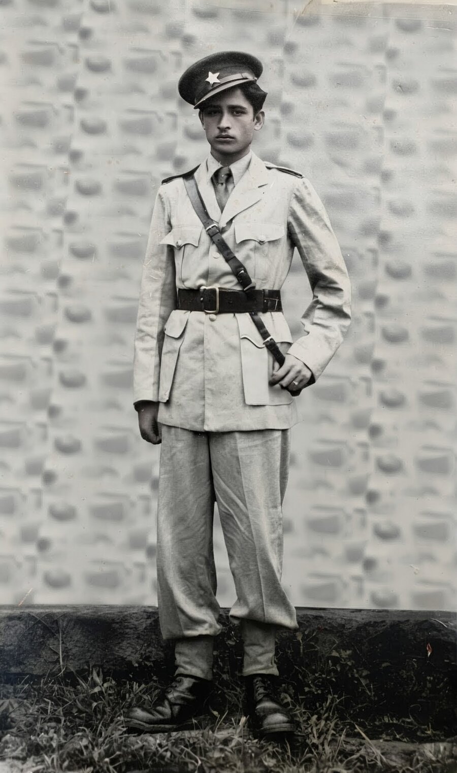 Captain Prem Bahadur Regmi in Nepal Army uniform