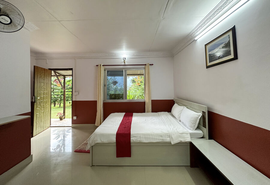 Guest room at the farmhouse